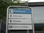 (164'872) - VBL-Haltestelle - Luzern, Br�elstrasse - am 16.