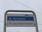 (189'356) - VBL-Haltestelle - Luzern, W�rzenbach - am 17.