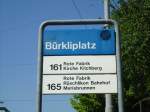 (133'476) - VBZ-Haltestelle - Z�rich, B�rkliplatz - am 25.