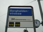 (143'747) - VBZ-Haltestelle - Z�rich, Burghaldenstrasse - am 21.
