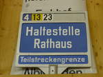 (176'308) - VBZ-Haltestelle - Z�rich, Rathaus - am 23. Oktober 2016 in Ziegelbr�cke, Museum HNF