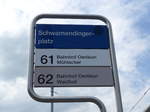 (182'659) - VBZ-Haltestelle - Z�rich, Schwamendingerplatz - am 3.