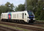 159 204-7 beim Rangieren am 10.09.2021 in Rostock-Bramow.