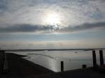 (156'805) - Blick auf das Wattenmeer am 19.
