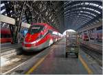 Der FS Treniatila ETR 400 015 (Frecciarossa 1000) in Milano Centrale.