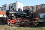 Die restaurierte,aber nicht betriebsfähige FS Dampflok 625 116(1910/22)des Vereins Associazione Verbano Express am 21.10.12 in Luino/It.