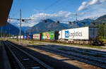 Die an die SBB Cargo International AG vermietete Vectron 193 478-5  Gottardo  und die SBB Cargo Re 484 017-9 / E 484.017 SR haben am 02 August 2019 mit einem RAlpin-RoLa-Zug aus Novara den Rbf Domodossola erreicht. Die Loks kann man links hinten noch gerade erkennen. Obwohl diese Loks den Zug auch weiter durch den Simplon und die Schweiz ziehen knnten, die Zulassungen haben sie, bernehmen gleich zwei BLS Re 485 (TRAXX F140 AC1) den Zug. Aber lange kann man dieses Schauspiel in Domodossola nicht mehr sehen, Ende 2025 wird die Rollende Autobahn eingestellt. 

Diese Rola-Zge sind (bald waren) fr den Transport von Last- und Sattelzgen im begleiteten Verkehr, einer Form des kombinierten Ladungsverkehrs, vorgesehen und kommt in alpenquerenden Shuttlerelationen zum Einsatz. Begleiteten Verkehr heit, dass der ganze Sattelzug oder Anhngerzge mit max. 44 t und einer max. Lnge von 18,60 Meter (in Ausnahmefllen 19,0 m), mit der Zugmaschine, auf den Zug verladen werden. Dabei fahren die Lastkraftwagen in speziellen Terminals direkt von der Strae ber eine Rampe auf den Wagen, um vom Ausgangsort zum Ziel transportiert zu werden, auch der LKW-Fahrer fhrt mit. Die Fahrer ziehen sich in einen speziellen Begleitwagen mit Liegeabteilen (Bmc) zurck. 

Am Ziel-Terminal angekommen bernimmt jeder Fahrer wieder seinen LKW und fhrt diesen wieder ber eine Rampe vom Zug auf die Strae und liefert die Ware sicher beim Kunden ab. Ein groer Vorteil ist auch bei den Fahrern die Einhaltung der „Lenk und Ruhezeiten“. Bei kurzen Shuttlezugverbindungen als Lenkpause gewertet und auf den Mittel- und Langstrecken einen Teil oder sogar als gesamte Ruhezeit gewertet. Dabei trotzdem nher und ausgeschlafen an Ihr Ziel. Zudem gibt es fr die Fahrer ein On-Board Service mit Speisen und Getrnken. 

Weitere Vorteile sind:
•	die Reduzierung des Treibstoffverbrauches und Betriebskilometer
•	die Einsparung der diversen Mauten und Sondermauten
•	die Steigerung des Umsatzes und der Produktivitt
•	den Einsatz des Lkw trotz Wochenend-, Feiertags-, Nacht- und sonstiger Fahrverbote
•	ersparen von Stauwartezeiten, berholverbote und andere Behinderungen
•	die Verbesserung der KO-Bilanz des Unternehmens (CO2-Ersparnis)
•	hohe Sicherheitsstandards der Zge
•	Einhaltung von Lenk und Ruhezeiten der Fahrer (allein) auch bei groen Entfernungen

Diese Form des kombinierten Verkehrs von Schiene und Strae – Rollende Landstrae (ROLA) – gewann, nicht zuletzt aufgrund von gesteigertem Verkehrsaufkommen und Umweltbewusstsein, immer mehr an Bedeutung. In sterreich bleibt es wohl auch so, aber hier Italien – Schweiz – Deutschland ist leider Ende 2025 Schluss damit, sehr schade. Obwohl die RAlpin noch Ende 2023 vermeldet hat: knapp 12% mehr Lastwagen per Bahn
umweltfreundlich durch die Schweizer Alpen transportiert als im Vorjahr. 

Die Medienmitteilung RAlpin AG vom 05. Mai 2025 (komplett zitiert):
Die ‚Rollende Autobahn’ wird Ende 2025 eingestellt.

Wegen unerwartet vielen Einschrnkungen auf dem Schienennetz kann das
Unternehmen RAlpin die ‚Rollende Autobahn‘ (Rola), d. h. den Bahnverlad von ganzen Lastwagen fr die Fahrt durch die Alpen, auch mit den Finanzhilfen des Bundes nicht mehr wirtschaftlich betreiben, obwohl die Nachfrage von Seiten der Kunden weiterhin gut ist. In Absprache mit dem Bund wird die Rola deshalb frher eingestellt als geplant, nmlich per Ende 2025 statt wie bisher vorgesehen Ende 2028.

Die RAlpin AG steht vor erheblichen wirtschaftlichen Herausforderungen. Trotz der laufenden finanziellen Abgeltungen des Bundes, einer vorhandenen Nachfrage und guter Auslastung von 80 Prozent ist der Betrieb der ‚Rollenden Autobahn’ (Rola) nicht mehr wirtschaftlich mglich. Bereits 2024 fielen rund 10 Prozent der Zge aus. Der Grund waren geplante sowie kurzfristig angeordnete Baustellen und weitere unvorhersehbare Ereignisse. Dies fhrte 2024 zu einem negativen Ergebnis von rund -2.2 Millionen Franken. Im 1. Quartal 2025 konnten wegen Bauarbeiten im Vergleich zum Vorjahr rund 20 Prozent weniger Zge gefahren werden; statt 1018 Zge im 1. Quartal sind dieses Jahr in der gleichen Zeitperiode nur deren 794 gefahren.

Das eidgenssische Parlament hatte vor zwei Jahren beschlossen, die finanzielle Frderung der Rola durch den Bund ein letztes Mal zu verlngern und den Betrieb per Ende 2028 einzustellen. Die RAlpin kommt nun zum Schluss, dass die Rola unter den genderten Voraussetzungen nicht mehr wirtschaftlich betrieben werden kann, zumal eine Normalisierung der Situation nicht in Sicht ist. In Absprache mit dem Bund hat sie deshalb beschlossen, den Betrieb bereits auf den im Dezember 2025 einzustellen. Die drei Aktionre der RAlpin (BLS, Hupac und SBB) sind bereit, bis dahin die Finanzierung der Rola sicherzustellen, um eine geordnete Betriebseinstellung zu ermglichen und die geschftlichen Verpflichtungen zu erfllen. Der Bund erhht seinerseits bis zur Einstellung der Rola die durchschnittliche Abgeltung je verlagerten Lastwagen.

Bei RAlpin sind 16 Personen angestellt, die RAlpin sucht nach Lsungen fr die betroffenen Mitarbeitenden. Da bereits seit lngerem klar ist, dass der Betrieb bis maximal Ende 2028 weitergefhrt wird, ist RAlpin im steten Austausch ber den individuellen knftigen Berufsweg von allen Mitarbeitenden.

Die Herausforderungen im alpenquerenden kombinierten Verkehr sind gro:
Die RAlpin hat in den letzten Jahren die notwendigen Voraussetzungen geschaffen, trotz Kostensteigerungen fr die Nutzung der Bahninfrastruktur, Energie, Terminals und Traktion mit einem konstanten Zahlungsrahmen jhrlich bis zu 80.000 Lastwagen im begleiteten kombinierten Verkehr durch die Alpen auf die Schiene zu verlagern. Dies entspricht 7 Prozent des kombinierten Verkehrs durch die Schweizer Alpen. Die RAlpin wird gemeinsam mit den Kunden Mglichkeiten suchen, um ihre Mengen weiterhin auf der Schiene zu transportieren. Es ist aber davon auszugehen, dass ein Teil, der auf der Rola transportierten Gter zuerst auf die Strae zurck verlagert wird, bis die Umrstung auf kranbare Sattelauflieger erfolgt ist. Wobei es gibt Systeme bei denen die Sattelauflieger nicht kranbar sein mssen.

Die Situation der Rola ist symptomatisch fr den ganzen alpenquerenden kombinierten Verkehr auf der Schiene. Grund fr die zunehmenden Zugausflle auf der Rola ist insbesondere die anhaltend hohe Strungsanflligkeit der Schieneninfrastruktur in Deutschland. Die RAlpin erwartet, dass sich die Bedingungen fr die Akteure im kombinierten Verkehr in den kommenden Jahren verbessern werden und so neue tragfhige Lsungen mglich sind, um das Verlagerungsziel von der Strae auf die Schiene zu erreichen. Dazu wird es weiterhin flankierende Manahmen durch die Politik brauchen. Es muss das Ziel sein, die Anstrengungen der letzten 25 Jahre fr eine erfolgreiche Verlagerung des alpenquerenden Verkehrs durch die Schweiz auf die Schiene langfristig zu sichern.

So soll langfristig der unbegleitete kombinierter Verkehr (ohne LKW-Zugmaschine) die RoLa ablsen: 
Die ‚Rollende Landstrasse’ (Rola) war seit den spten 1960er-Jahren das erste Angebot, um den Gterschwerverkehr durch die Alpen von der Strae auf die Schiene zu verlagern. Dabei werden ganze Lastwagen oder Sattelschlepper auf die Schiene verladen und die LKW-Chauffeure reisen in einem Begleitwagen im Zug mit. Daher ist die Rola auch als „begleiteter kombinierter Verkehr“ bekannt.

Im Zuge des Ausbaus der Alpentransitstrecken wurde die Rola 2001 mit der neu gegrndeten RAlpin AG, einem Gemeinschaftsunternehmen von SBB, BLS und Hupac, modernisiert. Die Betreiberin transportiert Lastwagen auf der Strecke zwischen Freiburg im Breisgau (D) und Novara in Italien. Das Angebot war von Beginn weg als bergangslsung konzipiert, bis die Fertigstellung der NEAT einen effizienten Bahntransport von Sattelaufliegern (Sattelschlepper ohne Zugfahrzeug und Chauffeur) und Containern ber lange Distanzen erlaubt. Das eidgenssische Parlament hatte vor zwei Jahren beschlossen, die finanzielle Frderung der RoLa durch den Bund ein letztes Mal zu verlngern und den Betrieb per Ende 2028 einzustellen.

Parallel dazu entwickelte sich der „unbegleitete Kombinierte Verkehr“ dank fortschrittlichen Umschlagtechniken wie kranbaren Sattelauflegern und Containern weiter. Wobei bei es gibt heute schon Systeme bei denen nicht kranmanipulierbare Sattelauflegern auch im KLV gefahren werden knnen. Erwhnenswert sind da u.a. das System „NiKRASA“ der TX Logistik AG, das weltweit patentierte System Trailer-Wagen der Helrom GmbH, sowie das horizontale Verladesystem der CargoBeamer AG. Mit der Fertigstellung der NEAT gehrt die Zukunft auf dem Nord-Sd-Korridor dieser Sparte des kombinierten Verkehrs.

RAlpin AG auf einen Blick
Die RAlpin AG mit Sitz in Olten betreibt die Rollende Autobahn (Rola) zwischen Freiburg i. Br. und Novara. Ihr Angebot umfasst jhrlich 100.000 Verladegelegenheiten fr Lastwagen von der Strae auf die Schiene. Im 2024 wurde das Angebot von rund 72.000 Lastwagen genutzt. Die Lastwagenfahrer/-innen verladen ihre Fahrzeuge in den Terminals auf Niederflurtragwagen und reisen sicher in einem Begleitwagen mit. Mit diesem Angebot leistet RAlpin einen Beitrag zur Verkehrsverlagerung von der Strae auf die Schiene und zum Schutz der sensiblen Alpenregion. (Zusatz von mir: Nur leider spielt Deutschland nicht so mit).

Die Aktionre der RAlpin sind BLS AG, Hupac SA und SBB AG.

Quellen: RAlpin, Railcargo
Stand: September 2025
