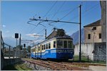 Der Ferrovia Vigezzina SSIF ABe 6/6 Sempione als Regionlazug 756 verlässt Trontano.
7. Okt. 2016