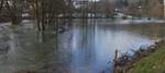 Hochwasser in Norden von Luxemburg. Drauffelt 11.01.2025