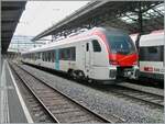 Der Thurbo EVO RABe 531 402-1 mit der etwas erstaunten UIC Anschrift RAB 94 85 0 531 402-1 CH-THB) auf einer Testfahrt in Lausanne. 

4. Juni 2025