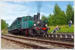 Faszination Museumsbahn -  Train 1900          Die AMTF N° 8  (ex HADIR N° 8, später ARBED - Differdange) steht am 16.06.2013 mit ihrem Museumszug  in Pétange wieder zur Abfahrt