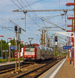 Die CFL 4019 (91 82 000 4019-7 L-CFL) erreicht mit einem Doppelstockzug, als RB von Luxembourg (Luxemburg Stadt / Lëtzebuerg) über Esch-sur-Alzette (Esch an der Alzette) nach Rondange