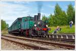 Faszination Museumsbahn -  Train 1900          Die AMTF N� 8  (ex HADIR N� 8, sp�ter ARBED - Differdange) steht am 16.06.2013 mit ihrem Museumszug  in P�tange wieder zur Abfahrt nach Fond de Gras