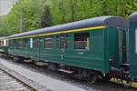 Diesen Personenwagen hatte die Lok N� 5 am 01.05.2019 zum Betriebsbeginn bei der Museumsbahn  Train 1900  am Hacken.