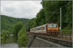 Meine Antwort auf Armins Zugsuchbild: Hier ist der  Z2  2004 auf der Fahrt nach Wiltz fast an der selben Stelle zu sehen wo Armin einen gleichen Triebzug aus luftiger Hhe eine gute Stunde spter