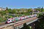 CFL 2309 hat vor kurzem den Bahnhof von Luxemburg auf der Nordstrecke in Richtung Troisvierges verlassen.