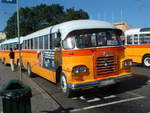 DBY 315 was a 1961 Leyland Comet (truck chassis) rebuilt to forward control and fitted with a Sammut body of 40 seats.