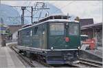 Der Muni - 2180 PS - die Brünigbahn SBB HGe 4/4 1992 'Giswil' in Meiringen.

23. August 2025