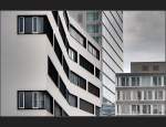 B�rofassaden in Frankfurt, Rebstock.