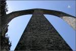 Das Landwasserviadukt von  hinten .