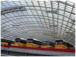 Postauto/Busstation am Bahnhof in Chur.