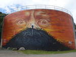 (190'677) - Bemaltes Silo am Mount Maunganui am 21.