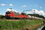 Der Dolimezug mit 1616 durchfahrt am 14 Juli 2018 Tilburg Oude Warande.