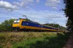 IC mit 186 034 durchfahrt Tilburg am 30 Juli 2019.