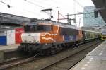 HUSA 1606 ist mit ein Nachtzug aus Tirol in Utrecht Centraal eingetroffen am 4 März 2012.