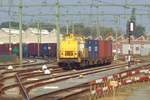 Shunter Tractie 203-101 rangiert mit ein KLV in Blerick am 22 Augustus 2018.