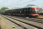 NSM 273 treft am 6 Mai 2022 in Blerick ein und ist auf Fitnessfahrt, wobei ein in Blerick stehender Museumspostewagen nach Utrecht-Maliebaan geschleppt werden soll.