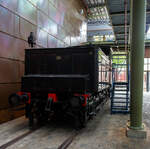 Von der Tenderseite, die Dampflokomotive HSM 89  Nestor , spter NS № 1010 (NS-Baureihe 1000) am 24 Juni 2025 im Het Spoorwegmuseum (bis 2005 NSM - Nederlands Spoorwegmuseum / Niederlndischen