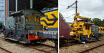 Ein Vergleichsbild einer Sik und einer Kraansik, links die Sik NS 311 und rechts die Kraansik NS 362 K.