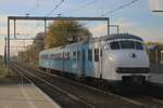 Keolis/Arriva/2454CREW Plan V 904 durchfahrt am 22 November 2025 Nijmegen-Goffert während ein Somnderfahrt. Rrreis ist der neuer Identität von alle regionale Verkehre in die Provinz Gelderland, die von Arriva und Breng betrieben werden. Die 2454CREW ist die Eigentumer des Triebzuges und hat die 904 für drei Jahre an Arriva/Rrreis vermietet.