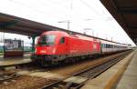 Am 2 Juni 2013 steht ÖBB 1216 231 in Pardubice hl.n.