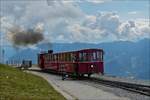 Dampflok Z13 wird in Kürze die Bergstation der Schafbergbahn erreichen.  19.09.2018. (Hans)