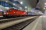Am 21 September 2020 verlasst BB 1116 150 mit der NightJet nach Hamburg-Altona Wien Hbf.