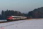 1116 106 zieht ein Audizug bei Seubersdorf.