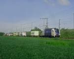 1216 952-2 auf der Verbindungsstrecke vom Rangierbahnhof Halle zum Bahnhof Peißen.