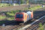 Zwei mal Rh 1216 an einem Tag .. 1216 903-5 von RTS Swietelsky am 22.06.2014 Lz durch Halle. 