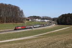 1293 xxx mit  H-Wagen  aus Salzburg kommend am 7. Mrz 22025 bei Axdorf im Chiemgau.