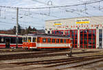 Ein ehemaliger Schweizer nun in Oberösterreich:  Der Schmalspur-Elektro-Triebwagen 23 112 ET B4 „Gmunden“ (Arbeitstriebwagen) der Stern & Hafferl Verkehrsgesellschaft m.b.H.