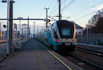 Der sechsteilige Stadler Kiss³ 4010 120 bis 4010 620 der WESTbahn fährt als west 907 (St.