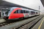 Am 23 September 2018 hat ÖBB 5022 006 noch  Zukunft auf die Schiene  in Linz Hbf.