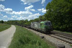 193 959-4  7Trucks  zieht den leeren Kupferanodenzug bei Pölling. 14.05.24