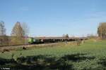 G1700.03 mit dem Rundholzug aus Cheb nach Nürnberg Rangierbahnhof zwischen Schirnding und Arzberg bei Oschwitz.