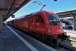 BB Lok 1216 013-3 zog unseren Railjet von Verona bis zum Hbf. Mnchen. 10.05.2025 (Handyfoto).

