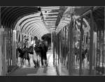 . Angekommen - Szenerie an der Stuttgarter Stadtbahnhaltestelle Berliner Platz (Liederhalle), (Matthias)