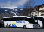 (273'261) - Aus Polen: Laskowski, Stromowce Nizne - KN 6134H - Mercedes am 28. Mrz 2025 beim Bahnhof Grindelwald