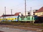 SU45 079 startet mit den Poznan-Express in Frankfurt/Oder.